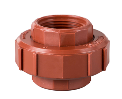 UNION DOBLE PP CON JUNTA 1/2” GINYPLAST