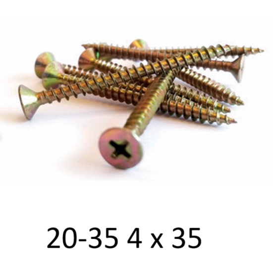 BUL FIX P/MADERA 20-35 4X35 (500) BUL