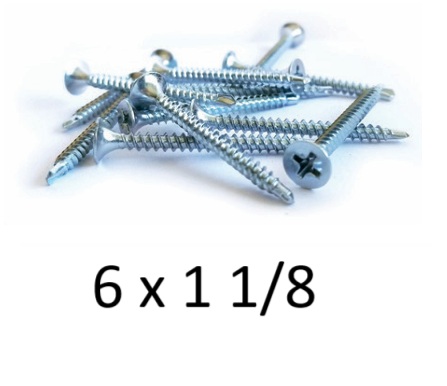BUL METAL ZP PUNTA MECHA - 6 X 1 1/8 (1000) BUL