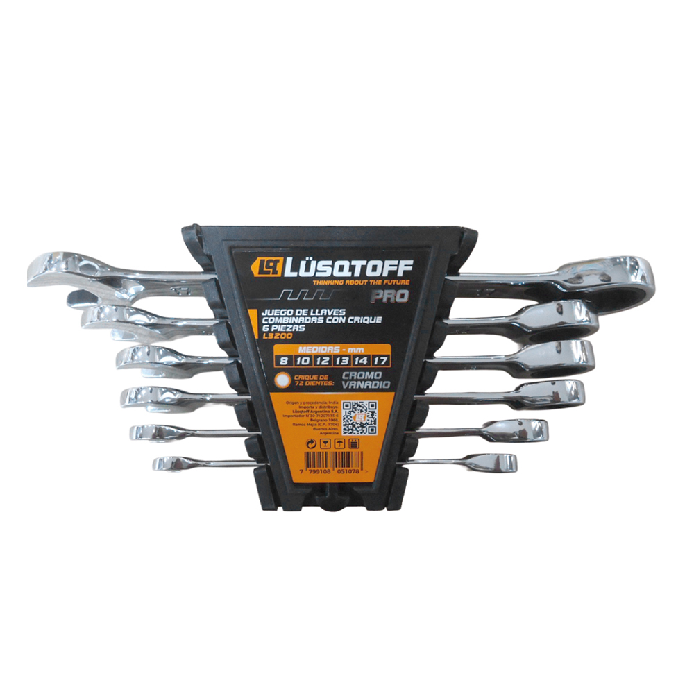 (3)JUEGO DE LLAVES COMBINADAS LUSQTOFF