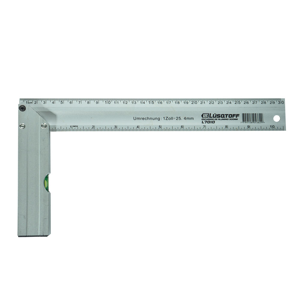 ESCUADRA DE ALUMINIO 350MM LUSQTOFF