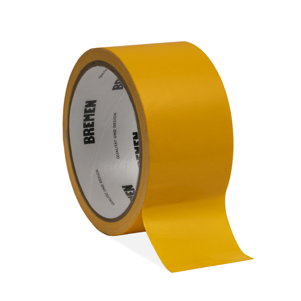 CINTA ADHESIVA MULTIPROPÓSITO 48mmX9,14m [Amarilla] x 6 Unidades BREMEN
