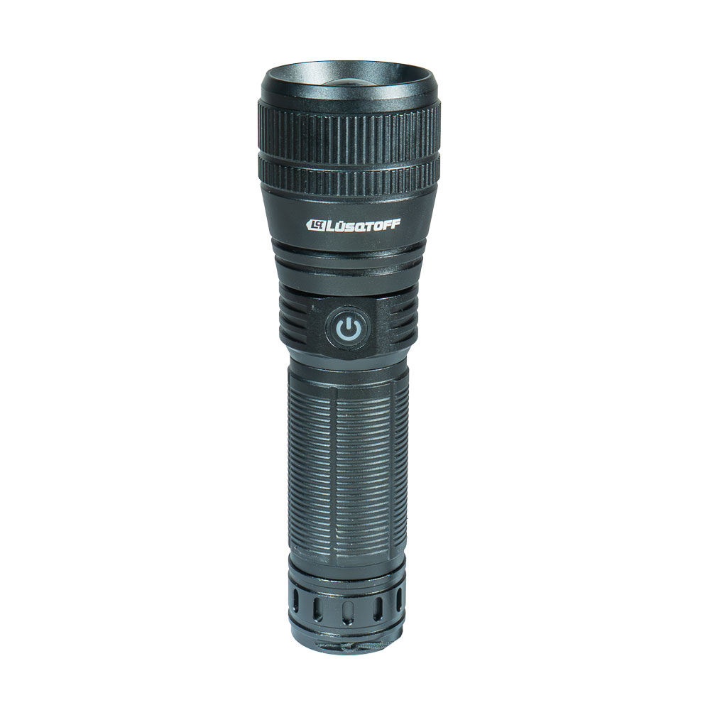 LINTERNA LED DE ALUMINIO CILÍNDRICA RECARGABLE 1300 LUMENES- 170MM- 375G LUSQTOFF