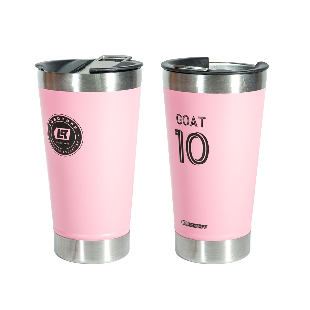 VASO TERMICO ROSA 530 ML CON TAPA LUSQTOFF