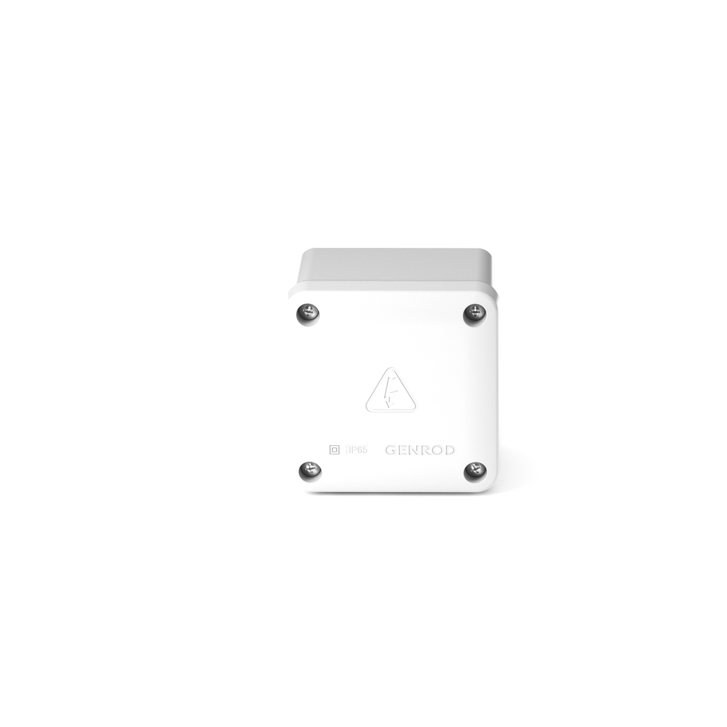 CAJA DE PASE IP65 90X90X75 BLANCA GENROD