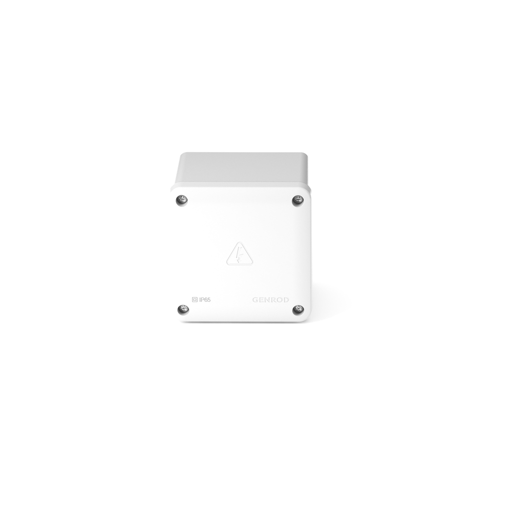 CAJA DE PASE IP65 115X115X65 BLANCA GENROD