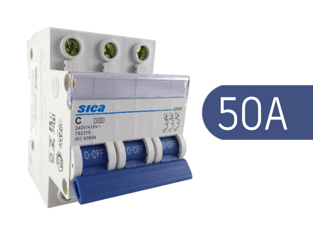TERMICA TRIPOLAR 3x 50A 3KA SICA