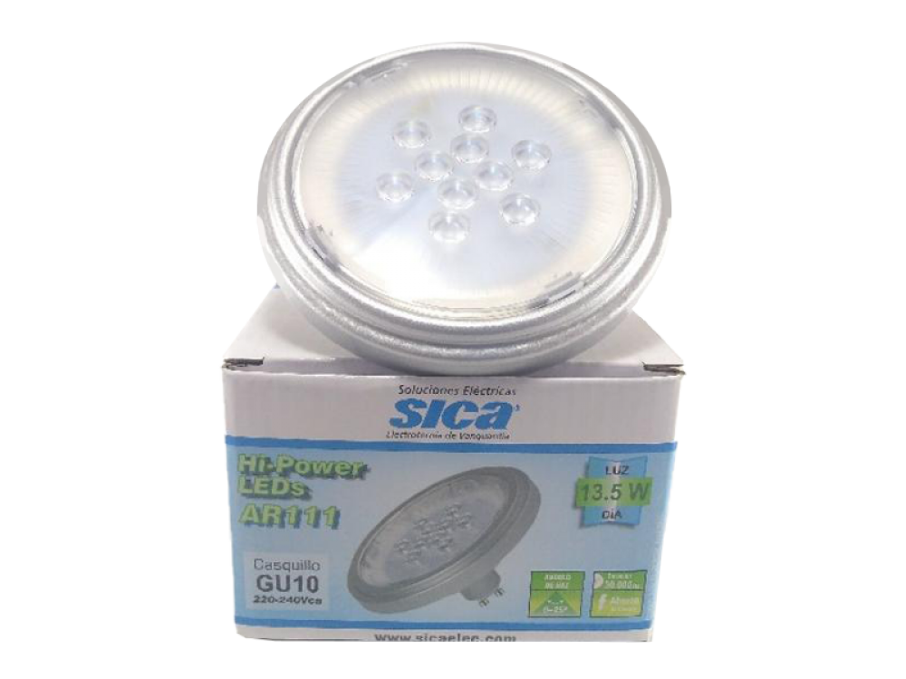 LAMPARA LED AR111 13,5W GU10 LUZ DIA SICA