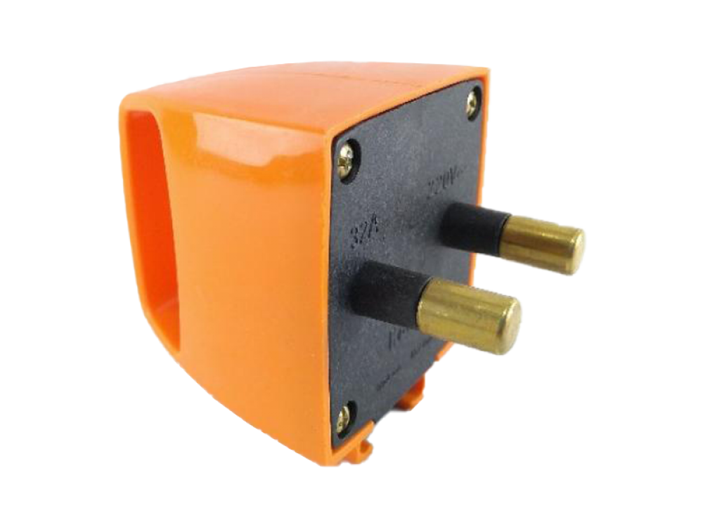 FICHA INDUSTRIAL 2X 32A SIN PT KALOP