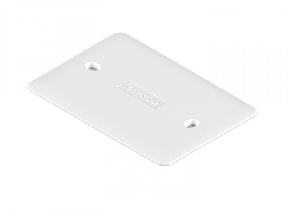 TAPA CIEGA PVC RECTANGULAR 10x5 BLANCA GENROD