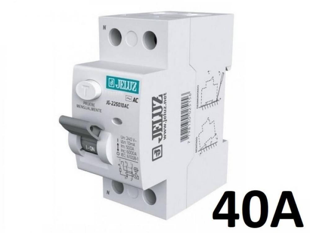 DISYUNTOR BIPOLAR 2x 40A 30mA JELUZ