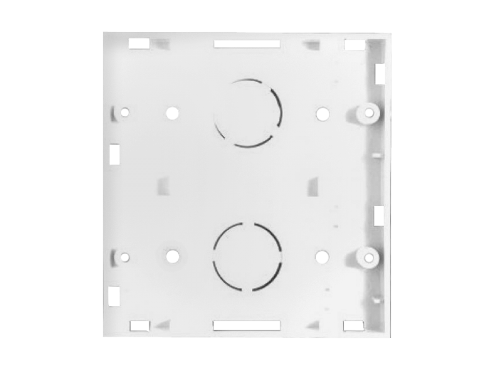 BASE PARA TAPA EXTERIOR PORTA MODULO DOBLE JELUZ