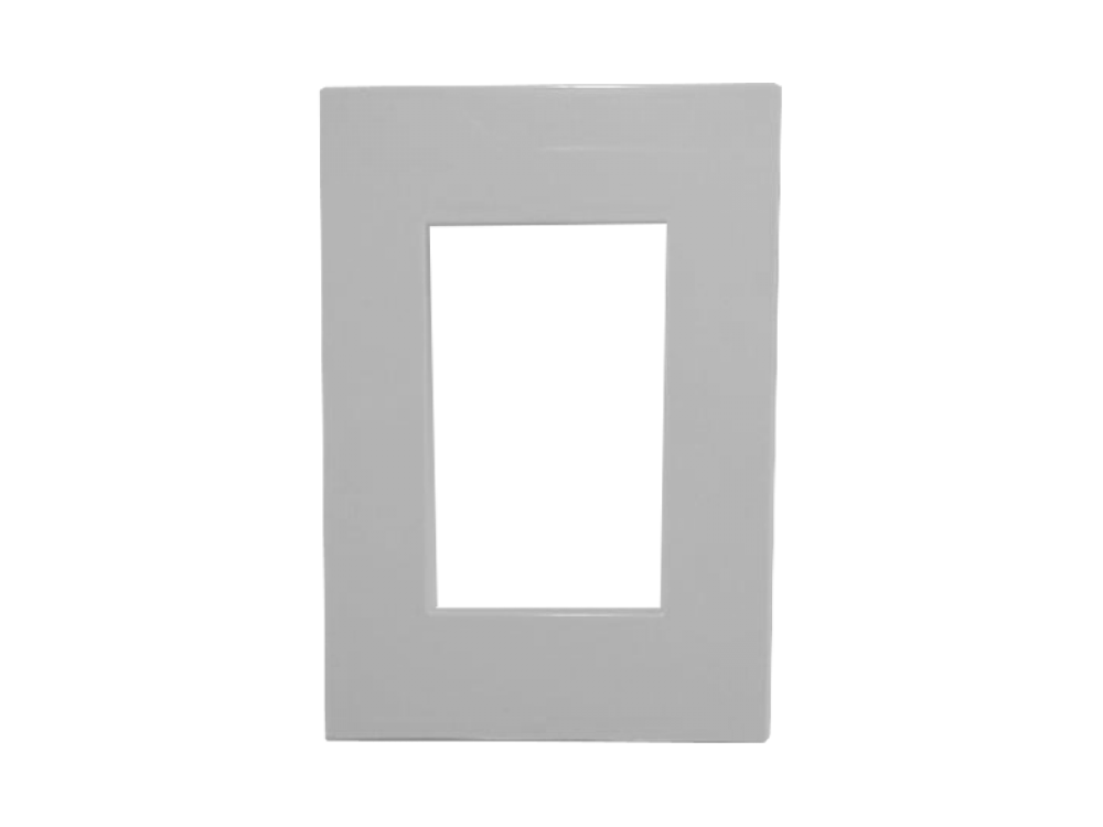 TAPA RECTANGULAR 10x5 BLANCA JELUZ PLATINUM