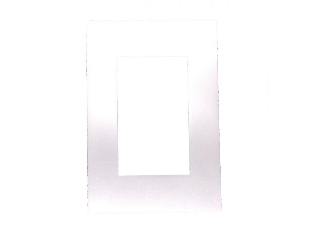TAPA RECTANGULAR 10x5 PLATA JELUZ PLATINUM