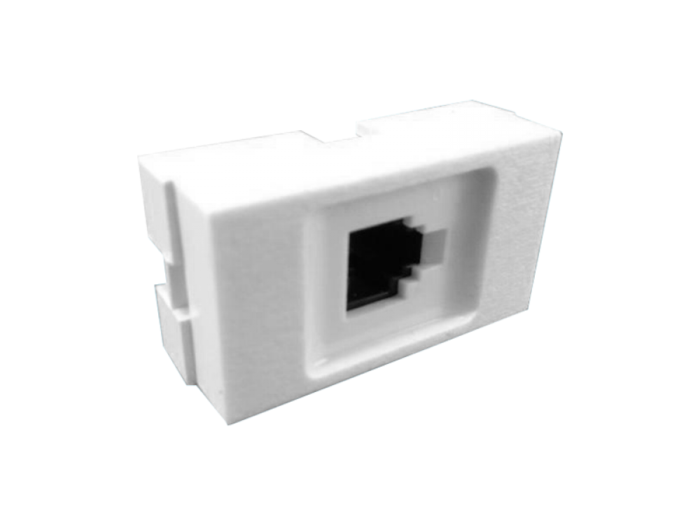 MODULO TOMA TELEFONO RJ11 BLANCO JELUZ PLATINUM