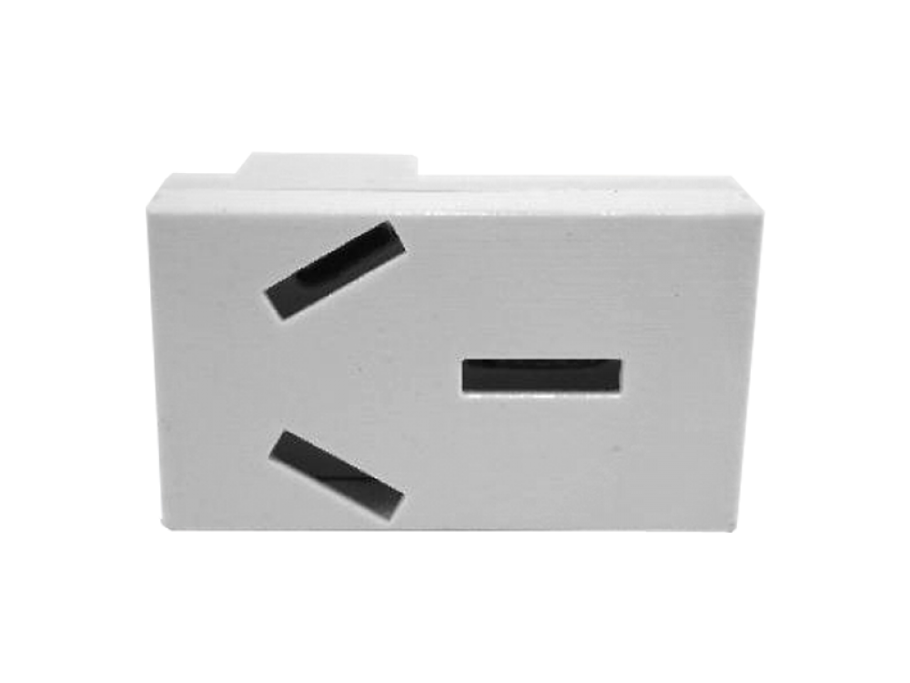 MODULO TOMA 20A BLANCO JELUZ PLATINUM