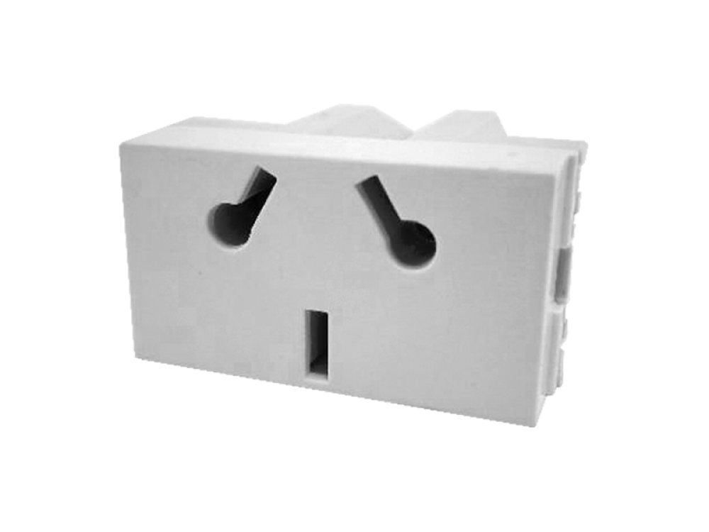 MODULO TOMA BI NORMA 10A BLANCO JELUZ PLATINUM