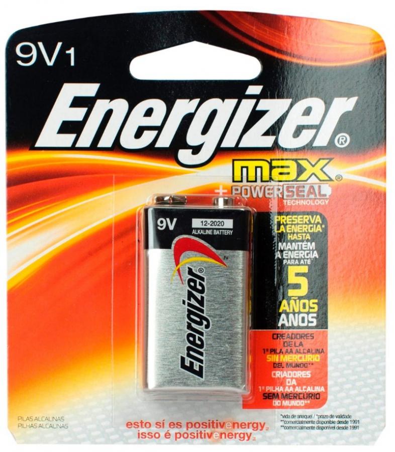 BATERIA ALCALINA 9V (BP1) ENERGIZER
