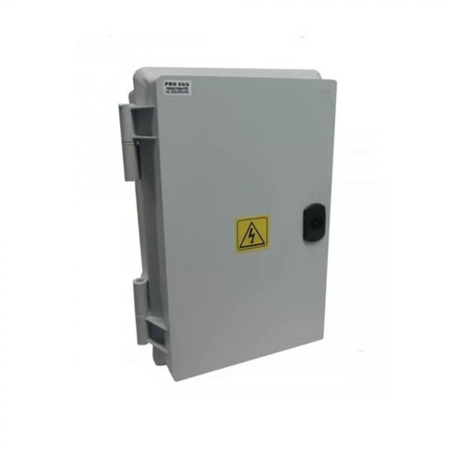 GABINETE PVC CON CERRADURA TAPA GRIS 285X435x185 ROKER
