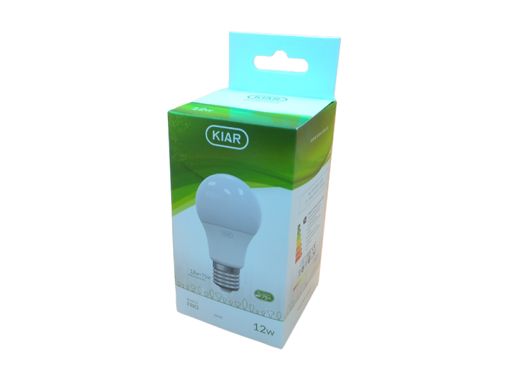 LAMPARA LED 12W E27 LUZ DIA KIAR
