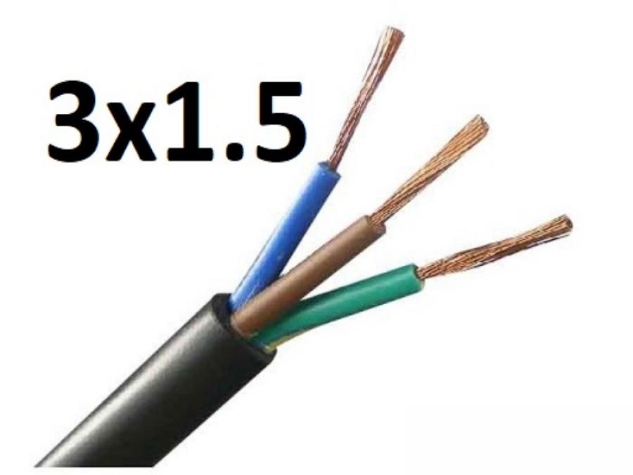 ROLLO CABLE TIPO TALLER 3x 1,5 WIREFLEX