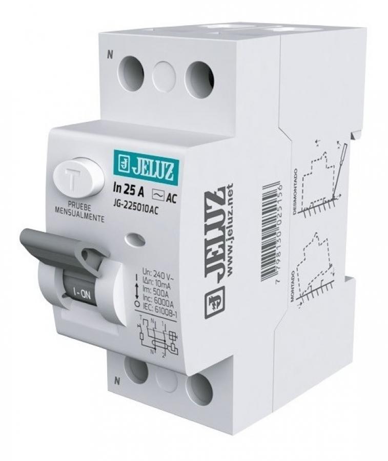 DISYUNTOR BIPOLAR 2x 25A 30mA JELUZ