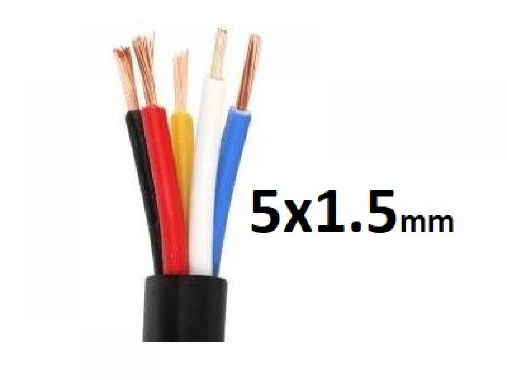 ROLLO CABLE TIPO TALLER 5x 1,5 WIREFLEX