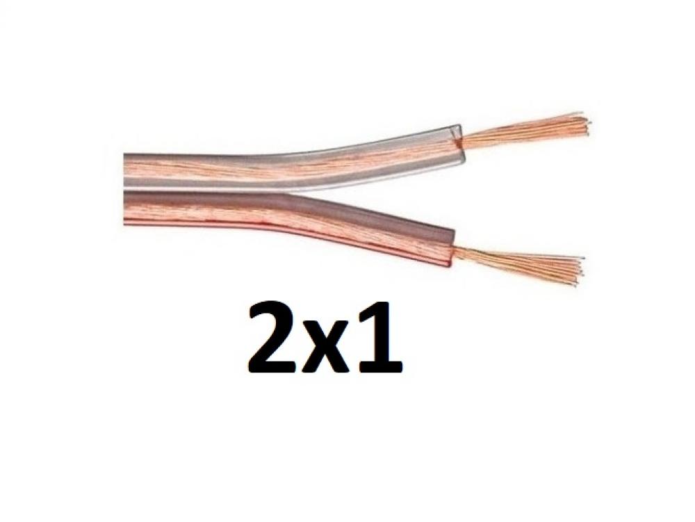 ROLLO CABLE PARALELO 2x 1 CRISTAL NASELLO