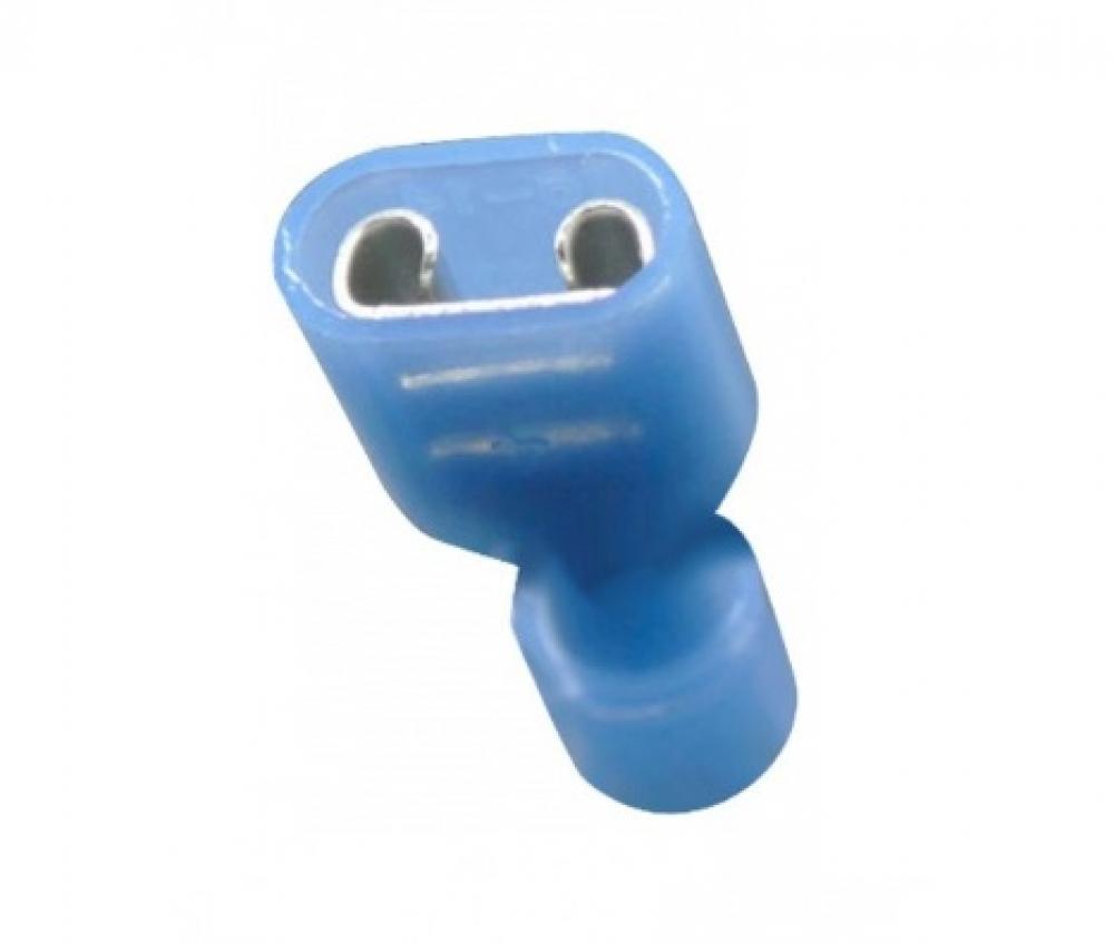 TERMINAL PALA HEMBRA PREAISLADA 6,3mm AZUL FUSSE