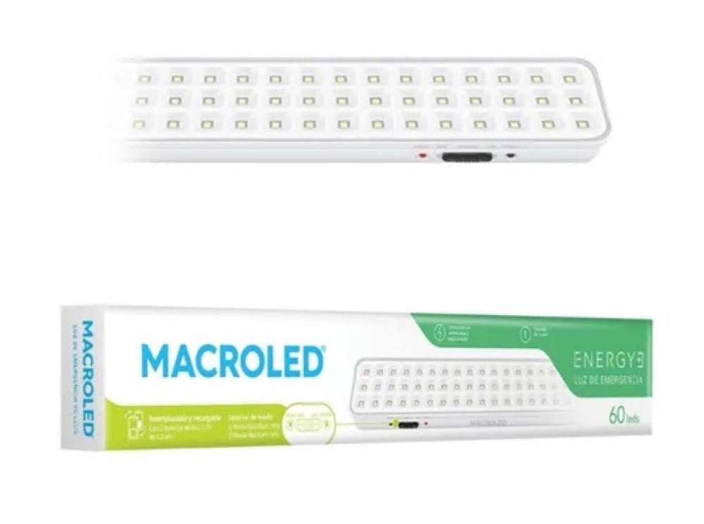 LUZ DE EMERGENCIA 60 LED MACROLED