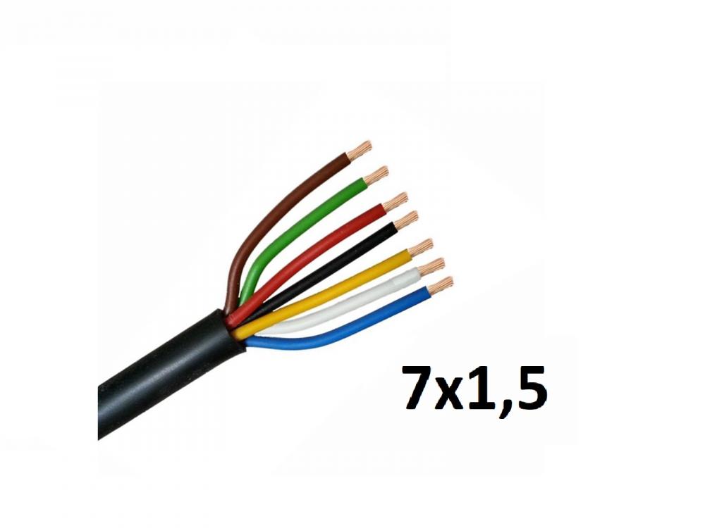 ROLLO CABLE TIPO TALLER 7x 1,5 NASELLO