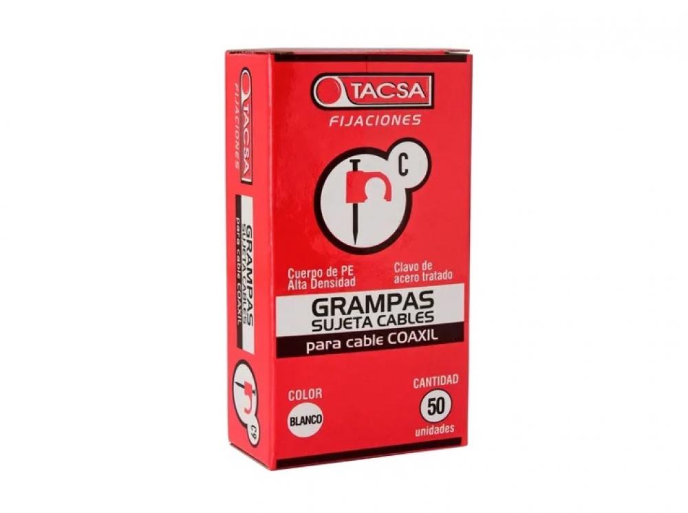 GRAMPA COAXIL Nº 9 BLANCA x 50 UNIDADES C/U TACSA