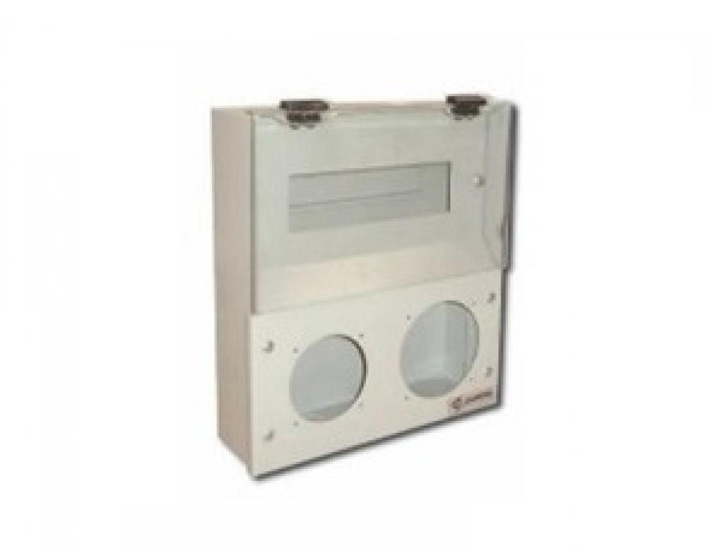 GABINETE META EXT C/ TAPA IP20 285x250x82 2 TOMAS 16A/32A GABEXEL