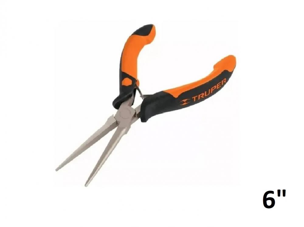 MINI PINZA DE PUNTA 1/2 CAÑA 6" TRUPER