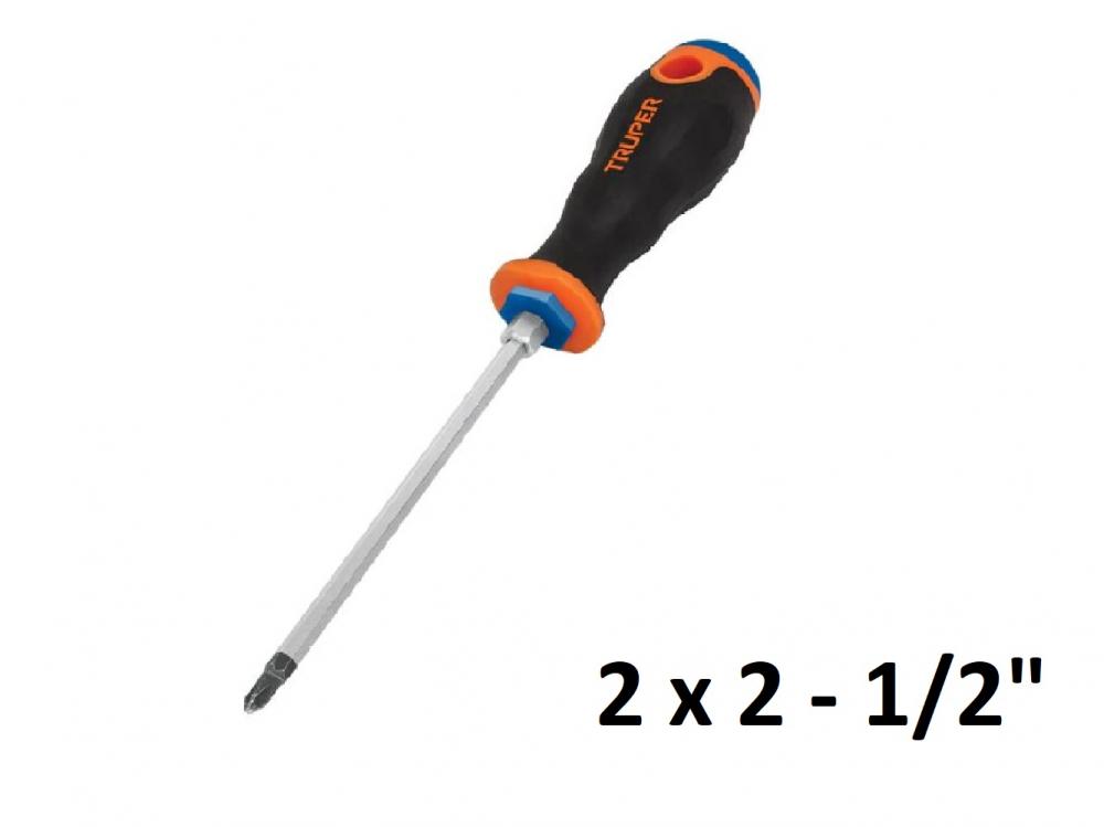 DESTORNILLADOR MANGO CONFORGRIP PHILLIPS 1/8 x 2 1/2" PRETUL