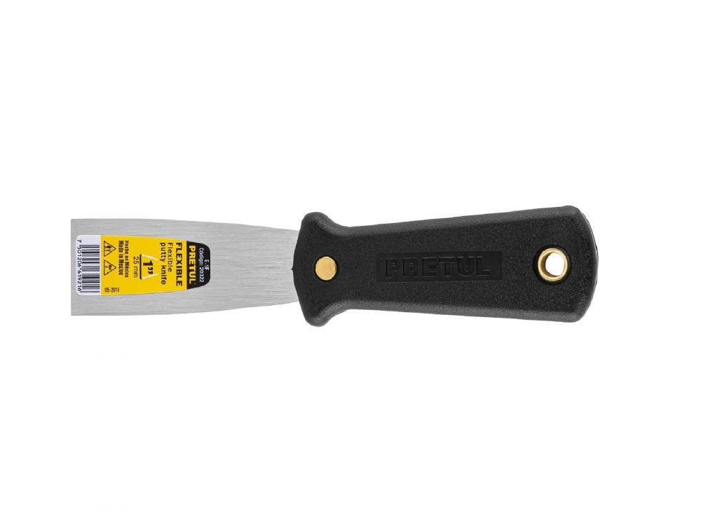 ESPATULA FLEXIBLE CON MANGO DE POLIPROPILENO 25mm TRUPER