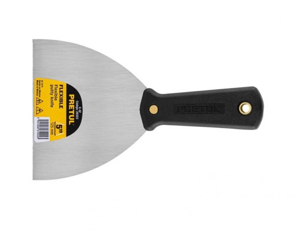 ESPATULA FLEXIBLE CON MANGO DE POLIPROPILENO 125mm TRUPER
