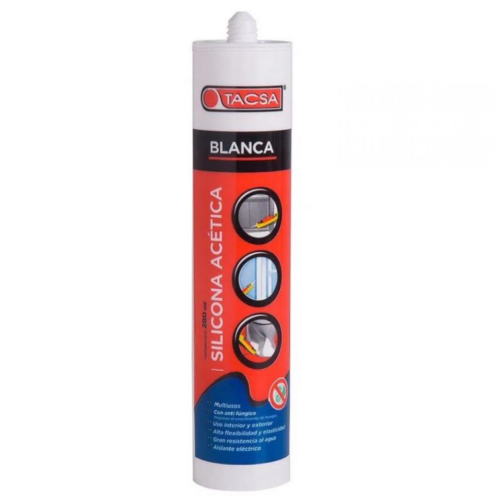 SILICONA ACETICA TRANSPARENTE MULTIUSO 280cc TACSA