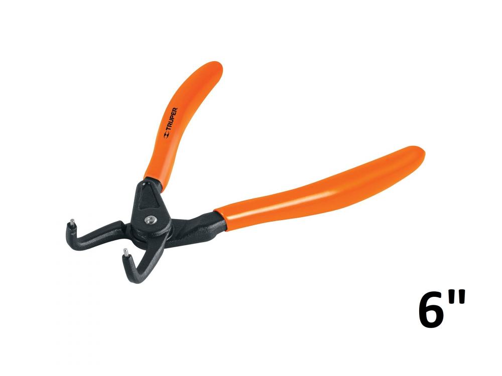 PINZA CURVA PARA ANILLOS 6" TRUPER
