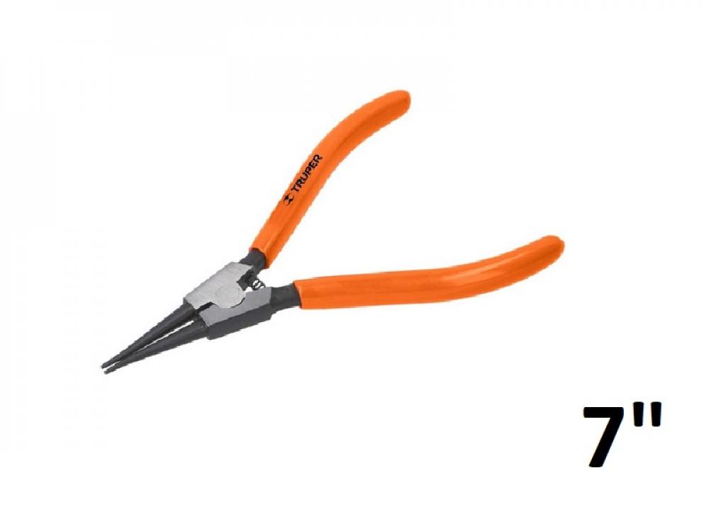 PINZA RECTA PARA ANILLOS 7" TRUPER