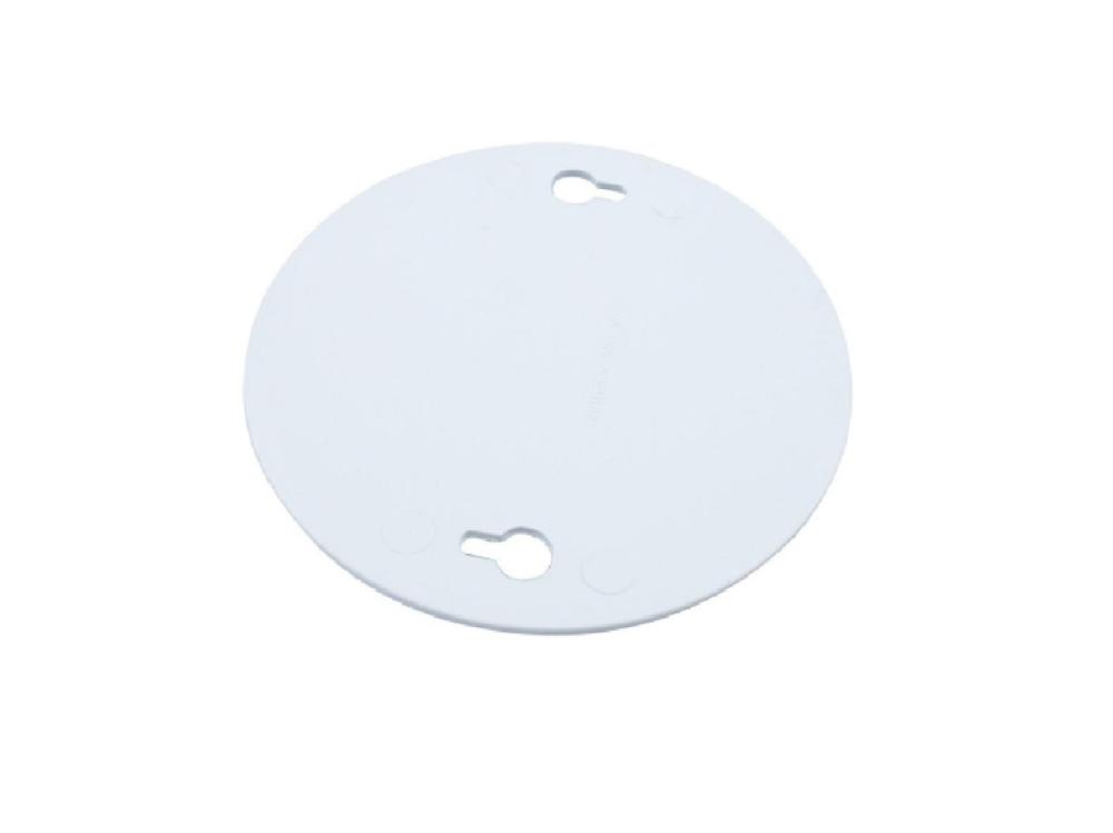 TAPA CIEGA PVC REDONDA CHICA BLANCA BOLTZ