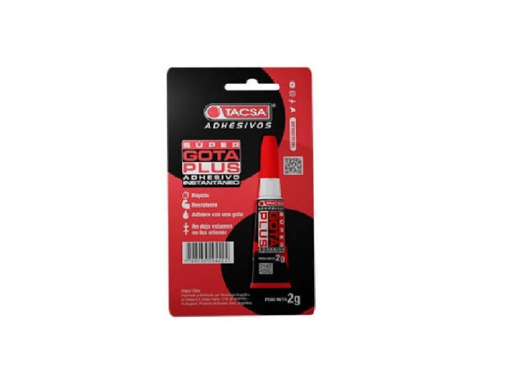 ADHESIVO INSTANTANEO GOTA PLUS 2g TACSA