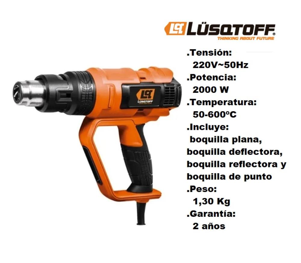 PISTOLA DE CALOR 2000W LUSQTOFF