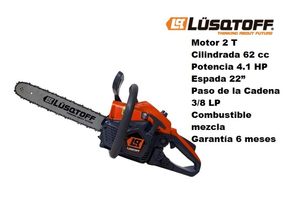 MOTOSIERRA NAFTERA 22" 62CC LUSQTOFF