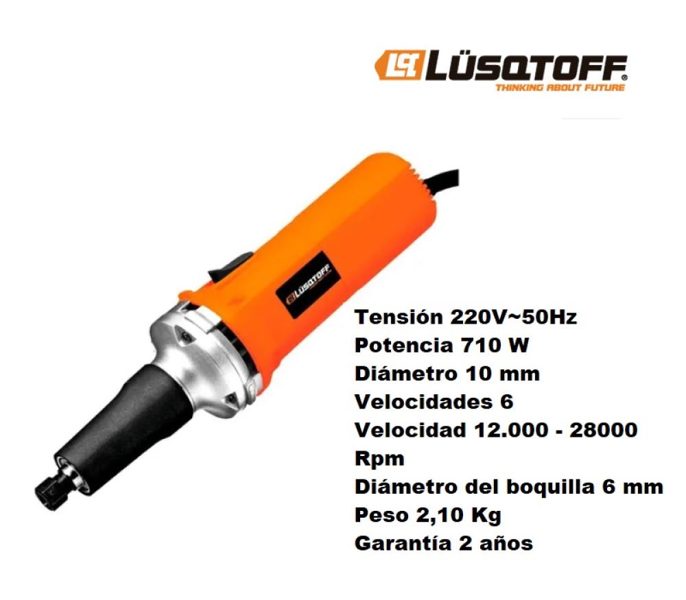 AMOLADORA RECTA 10mm 710W 220V LUSQTOFF