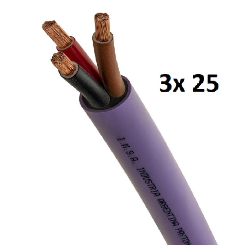 ROLLO CABLE SUBTERRANEO 3X 25 + 16 NASELLO
