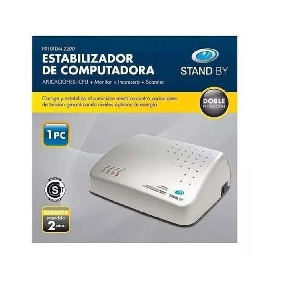 ESTABILIZADOR 250W PARA 1 PC 4 TOMAS LIGHT HOUSE