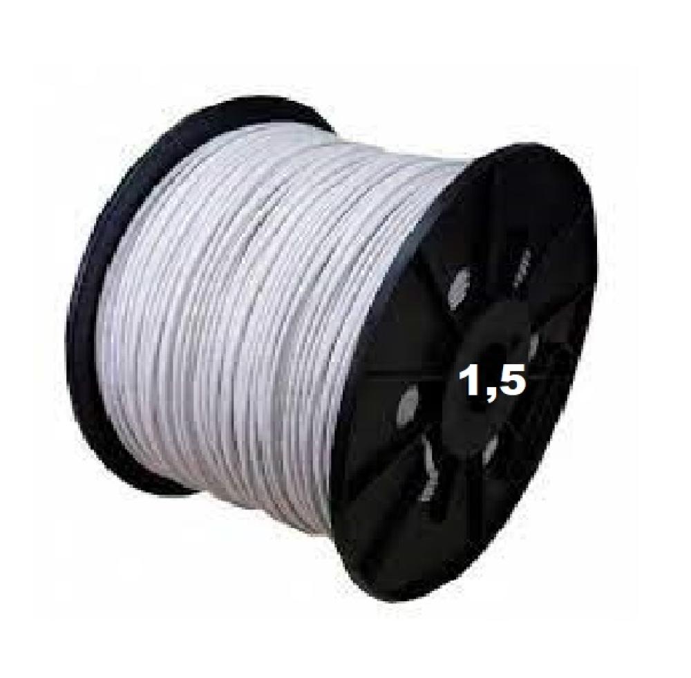 BOBINA CABLE UNIPOLAR 1x 1,5 BLANCO WIREFLEX