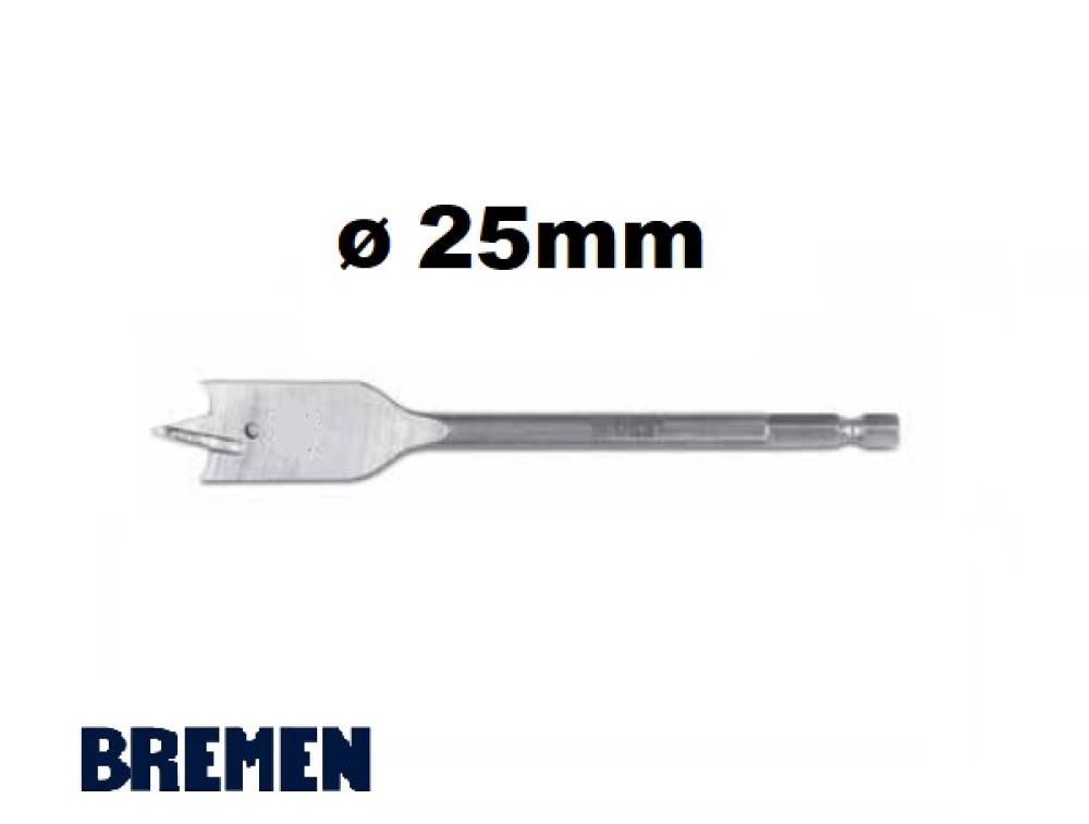 MECHA para MADERA (Paleta / Tricúspide) ø 25mm BREMEN