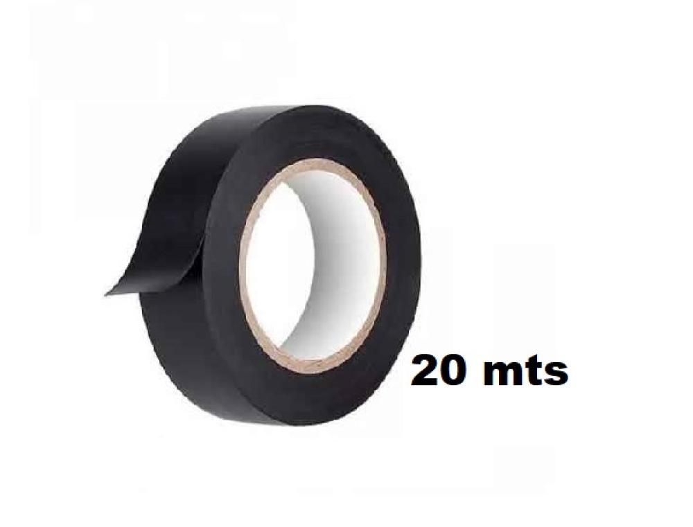 CINTA PVC 20 MTS NEGRA TOSUN